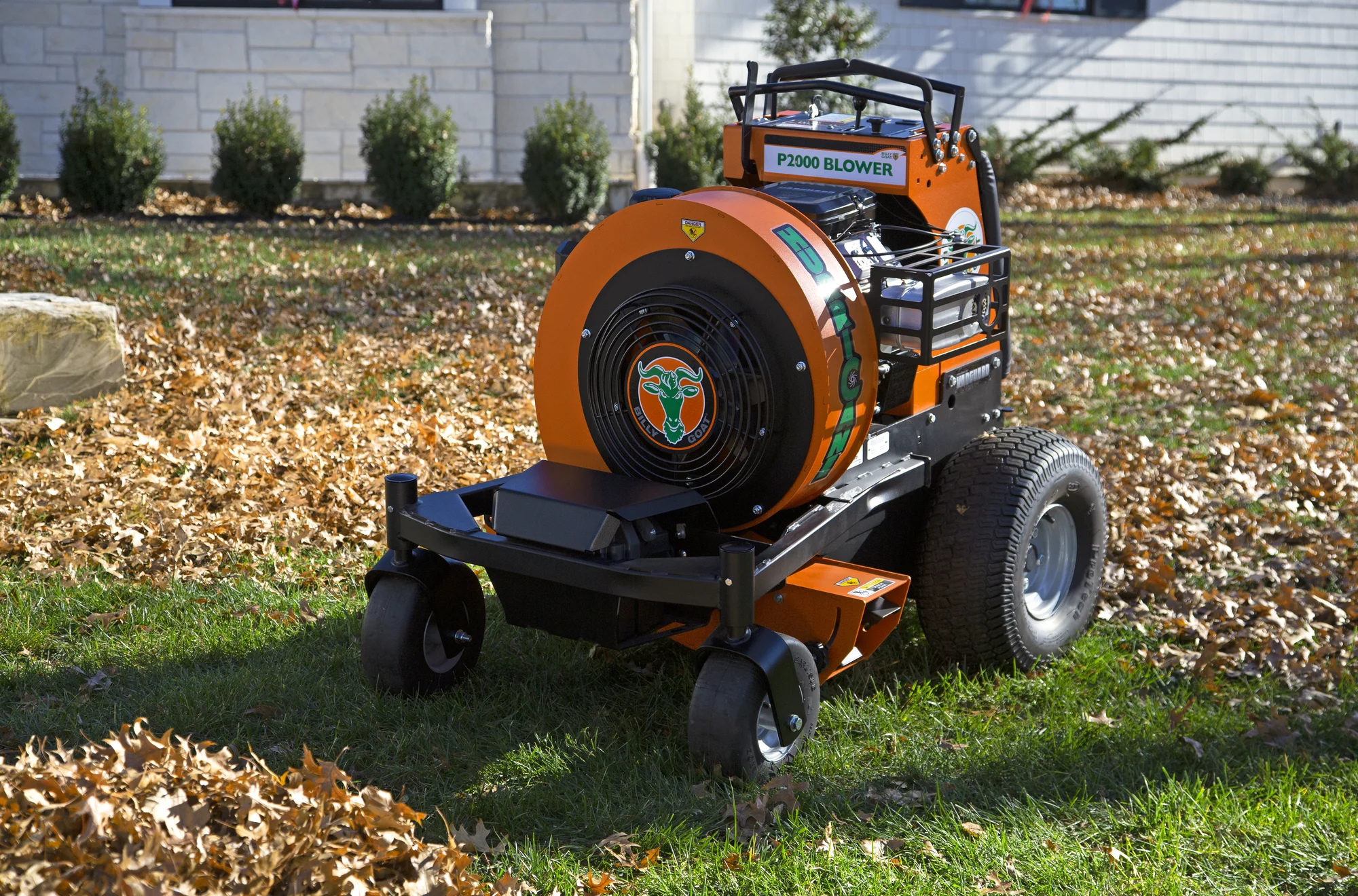 Billy Goat Hurricane Series Zero Turn Stand On Blower P2000 Product Closeup product image