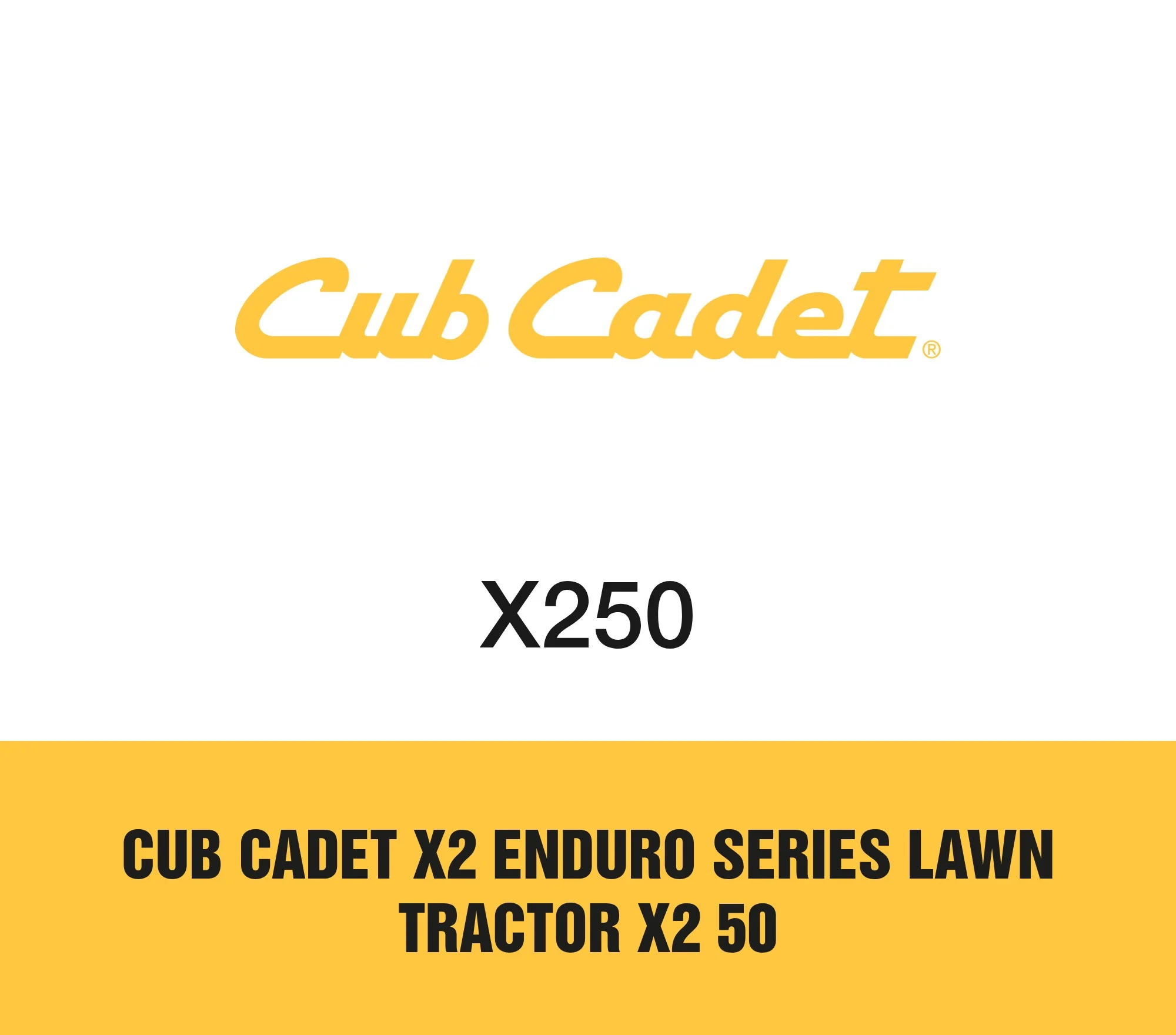 Cub Cadet X2 Enduro Series Lawn Tractor X2 50