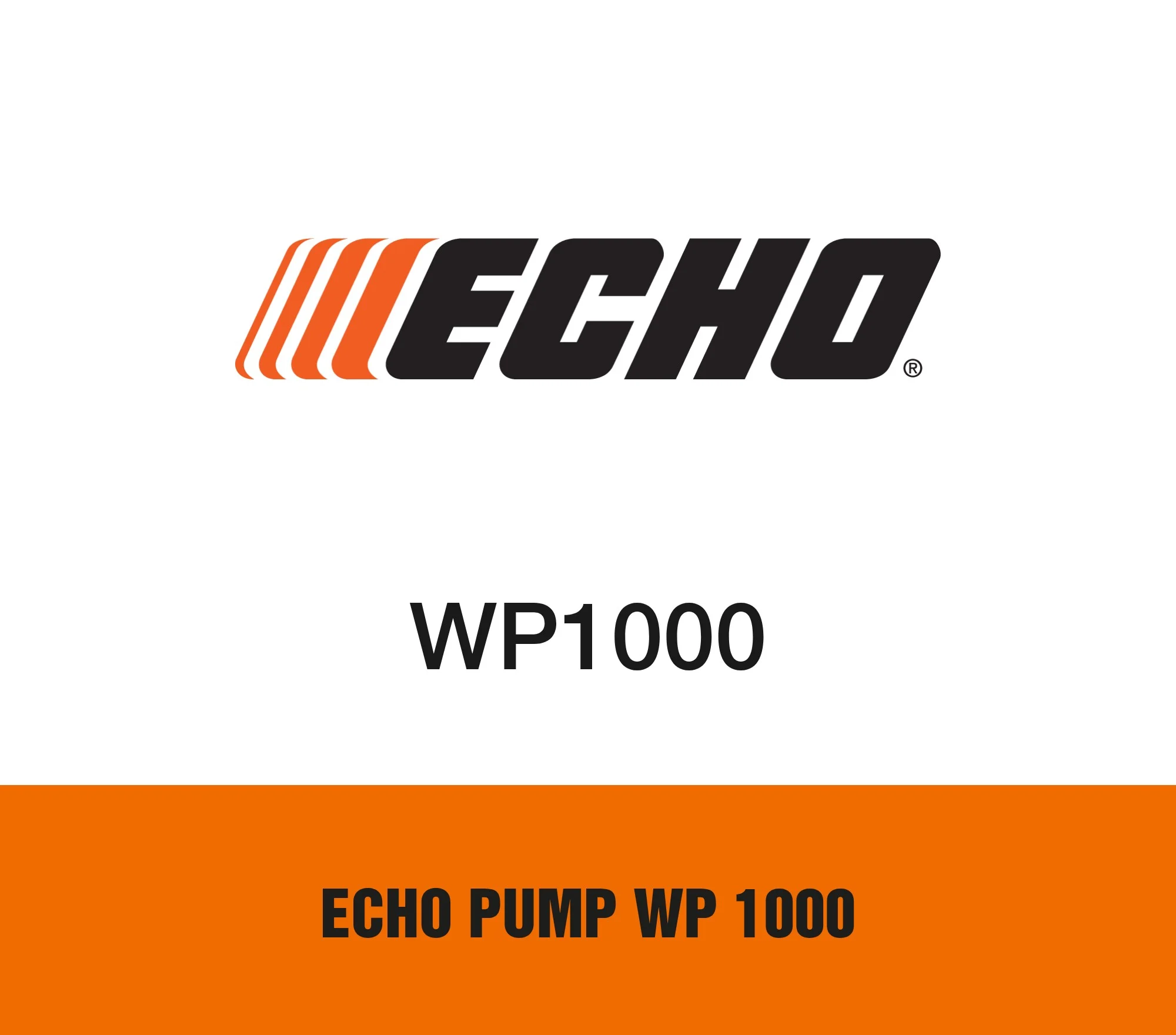 Echo Pump WP 1000